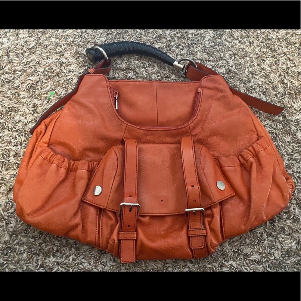 Vintage ysl Mombasa leather bag .